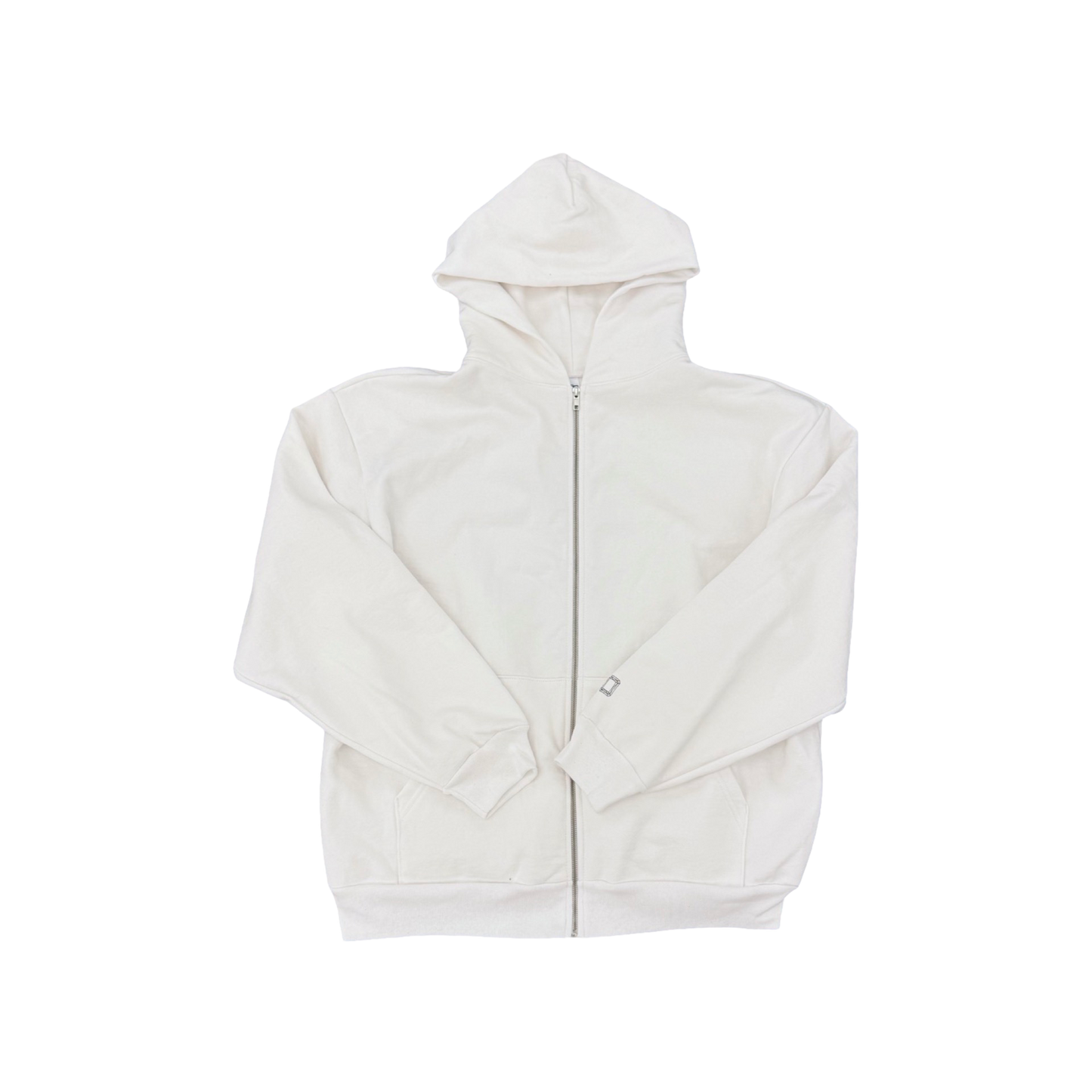White Zip-Up